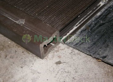 укладка террасной доски на бетонное основание - фото - 1